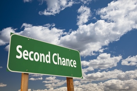 Second Chance Sign in the clouds symbolizing the need to hire a qualified Houston Pretrial Intervention Lawyer